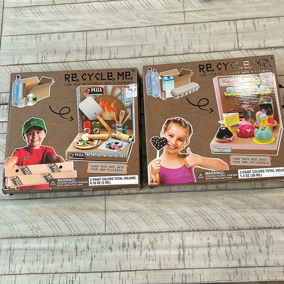 Other - New 2 Recycling Kids Craft Kits Recycle Me project Environmentally Sustainable